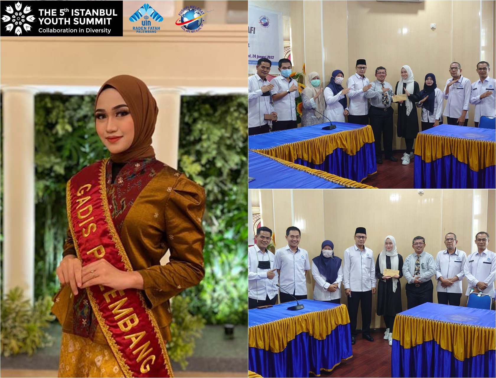 MAHASISWA PRODI IQT FUSHPI, AYU PUJA LESTARI MEWAKILI UIN RADEN FATAH DALAM BIDANG EDUKASI DI KTT PEMUDA INTERNASIONAL (THE 5TH ISTANBUL YOUTH SUMMIT 2022)